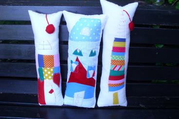 Kissen nach einer Zeichnung von Kinderhand 