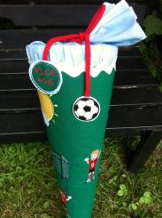 Schultüte - Mein erster Schultag  "Fußball" 