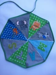 Wimpelkette "Safari" mit Namen 