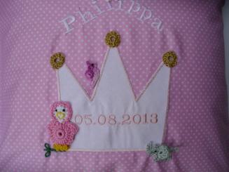 Kissenbezug zur Geburt 