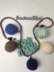 Kinderwagenkette "fünf Kugeln" 